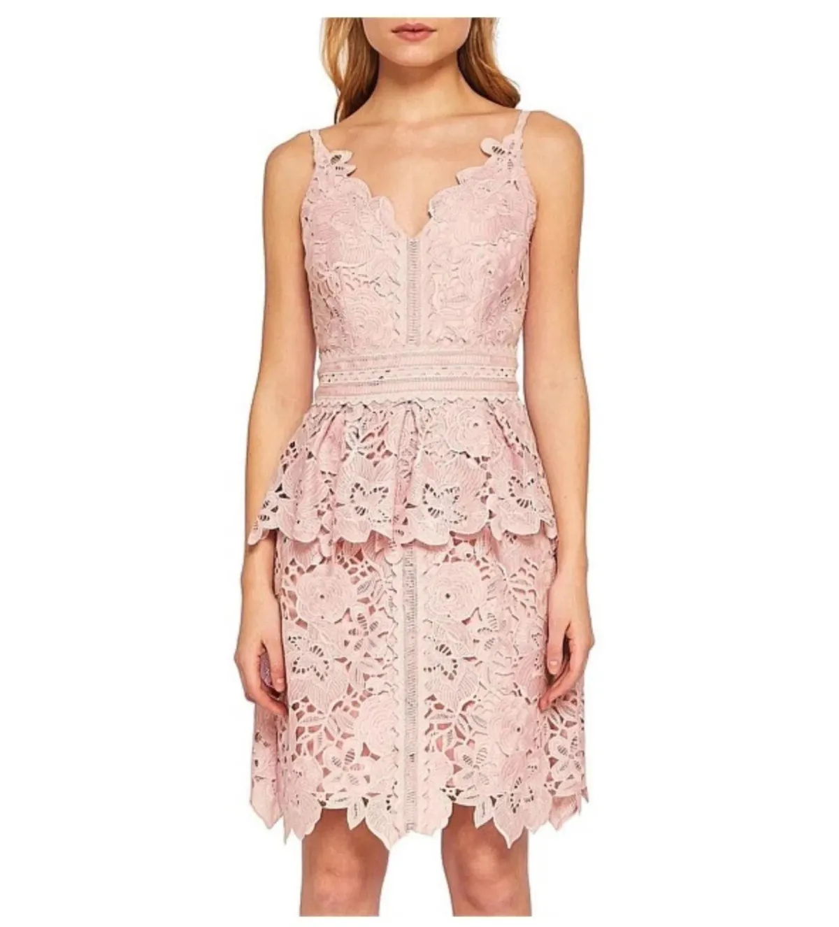 Ted Baker Nadiie Mini Dress Pink Size 4 / AU 14 for rent on The Volte - main image