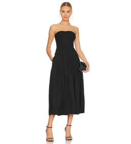 Shona Joy Morgan Midi Dress Black Size 6  for rent on The Volte - image 1