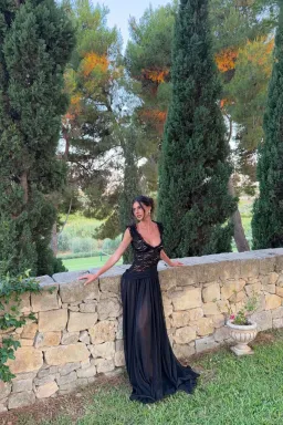 Arcina Ori Arabella Lace Maxi Black Size M for rent on The Volte - image 3