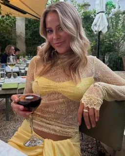 Benni Colton Midi Dress Butter Yellow for rent on The Volte - image 2