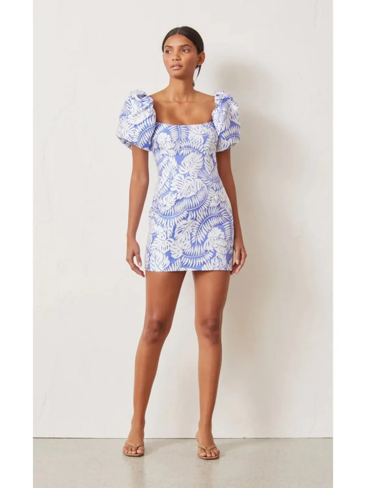 Bec & Bridge Banana Mini Dress Print Size AU 6 for rent on The Volte - main image