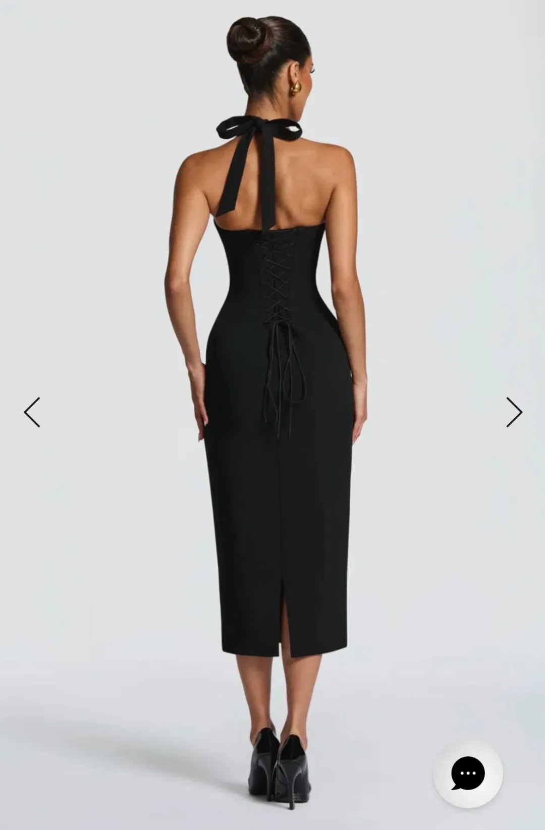 Babyboo Cassia Midi dress - black  for rent on The Volte - main image