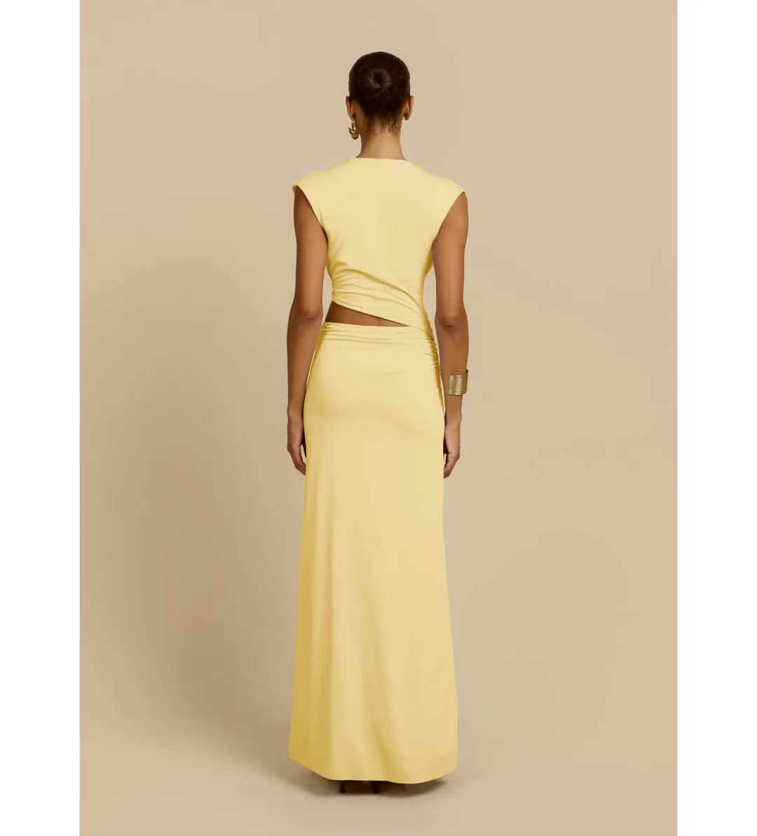Arcina Ori Jade Dress in Lemon Size AU6 for rent on The Volte - main image