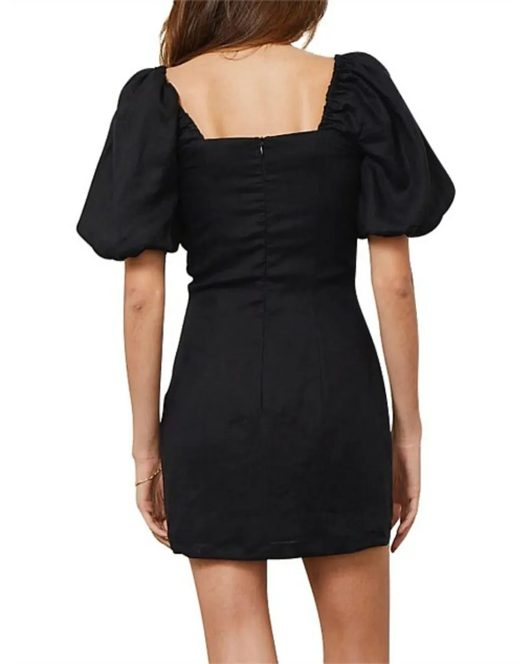 Bec & Bridge Love Addiction Mini Dress Black Size AU 8 for rent on The Volte - main image