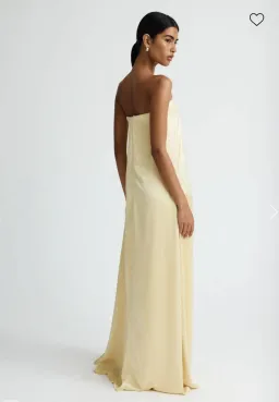 Anna Quan Delfina Maxi Dress Champagne (Butter Yellow) Size 12 for rent on The Volte - image 3