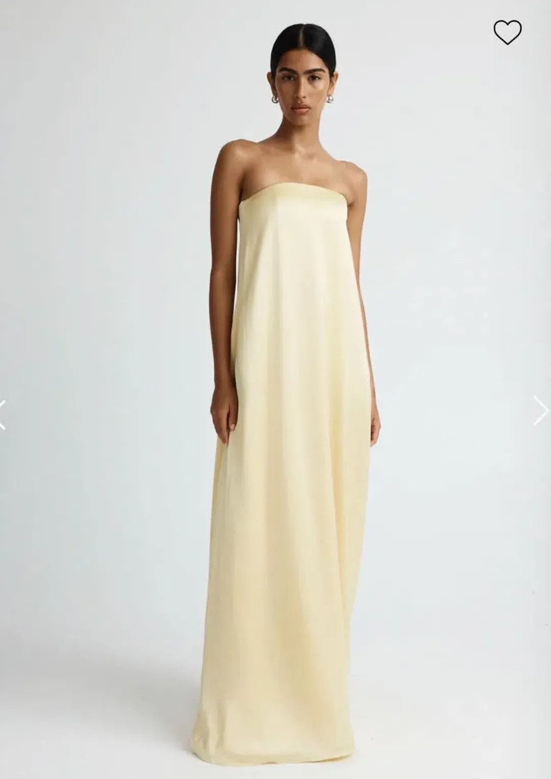 Anna Quan Delfina Maxi Dress Champagne (Butter Yellow) Size 12 for rent on The Volte - main image