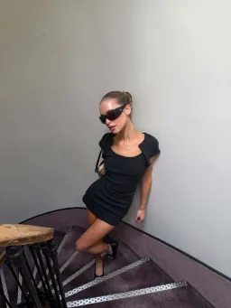 Gimaguas Karim Dress Black for rent on The Volte - image 1