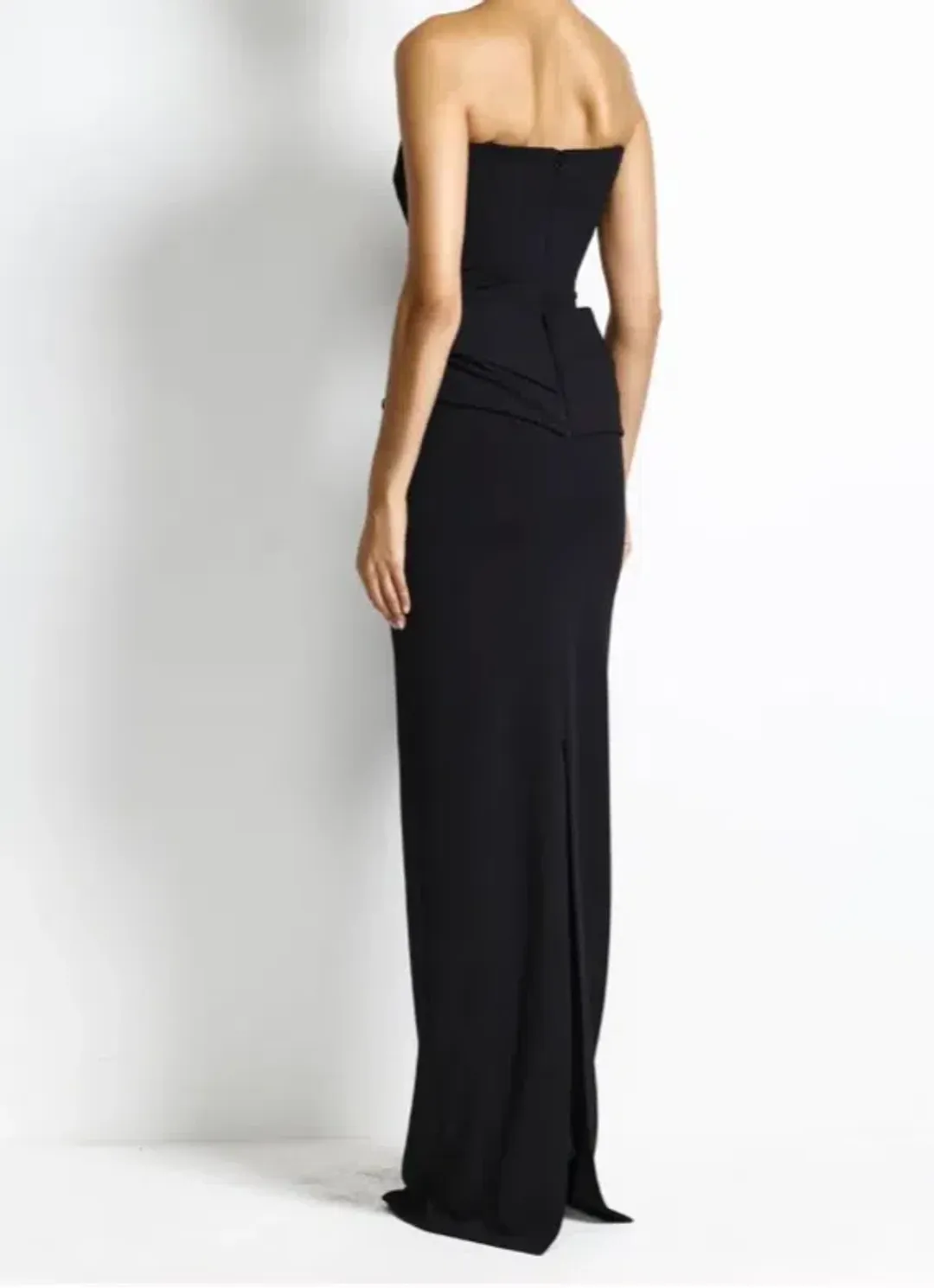 Effie Kats Allegra Gown in Black size 6 (XS) for rent on The Volte - main image