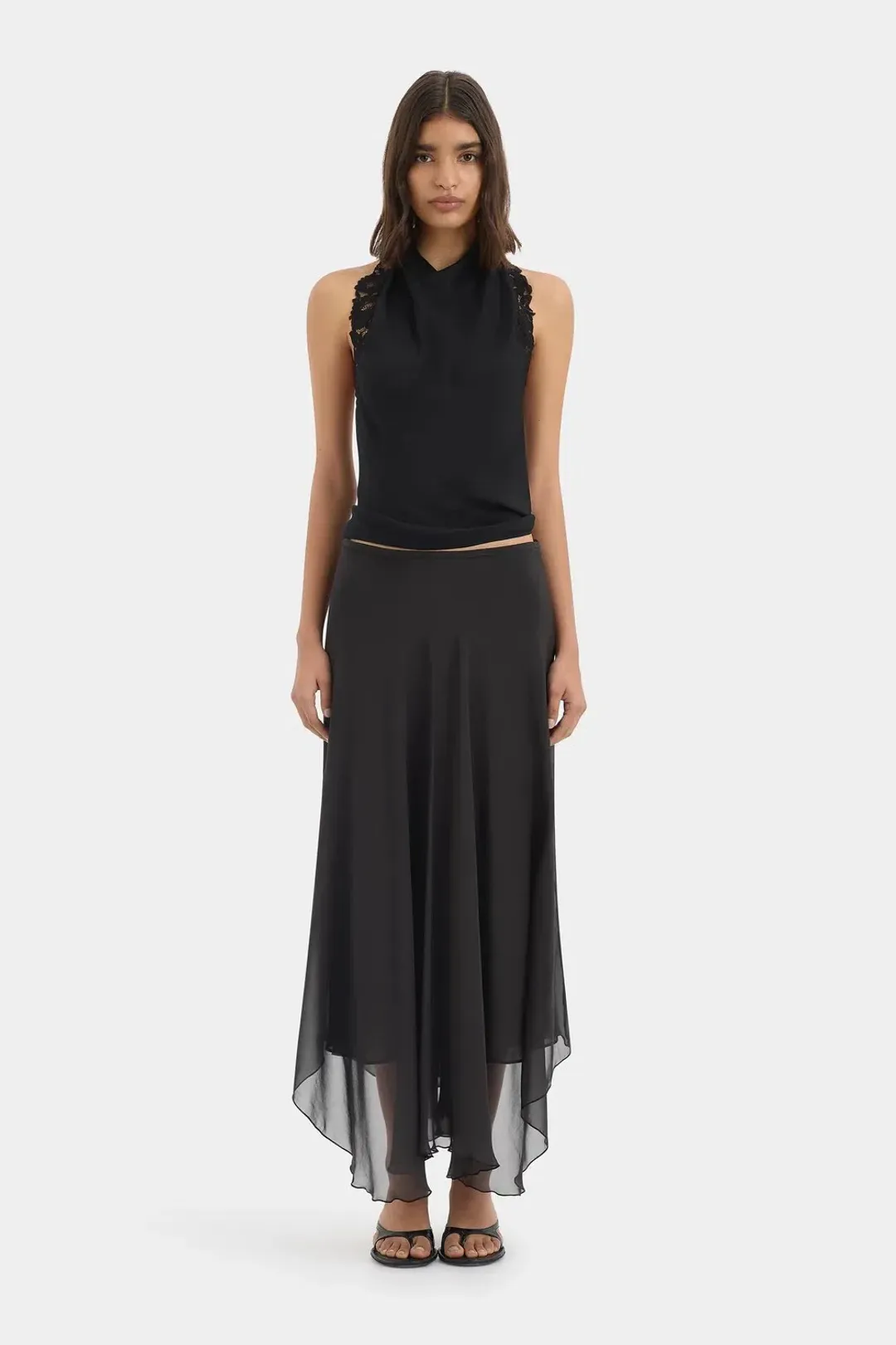 Sir The Label Noria Skirt and Halter Top Set Size 1  for rent on The Volte - main image