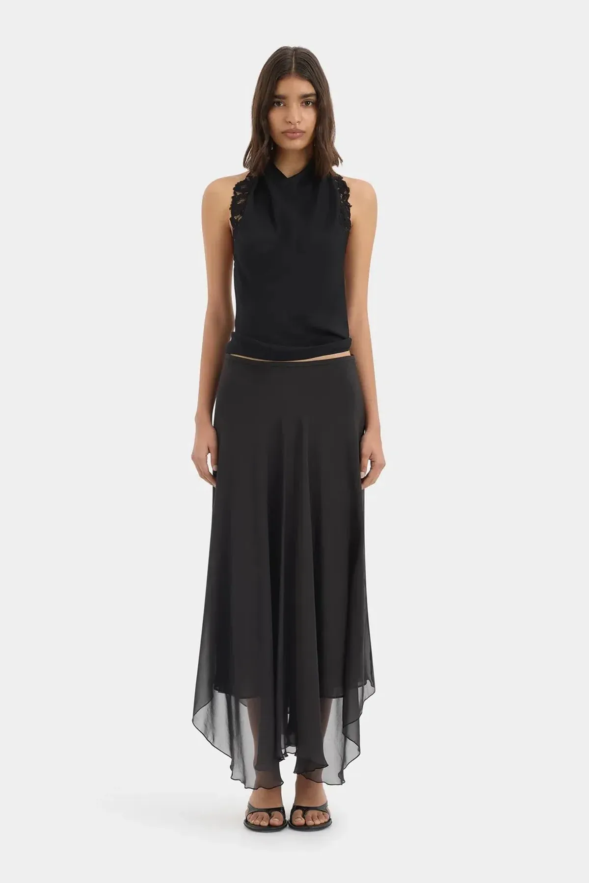 Sir The Label Noria Skirt and Halter Top Set Size 1  for rent on The Volte - main image