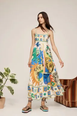 ALEMAIS SOLEIL DRESS PRINT SIZE 8 for rent on The Volte - image 10