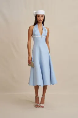 Lilian Halter Midi Dress by By Johnny Size 8 for rent on The Volte - image 3