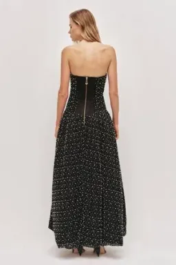 AJE Regina Pearl Gown - Black - Size 12 for rent on The Volte - image 5