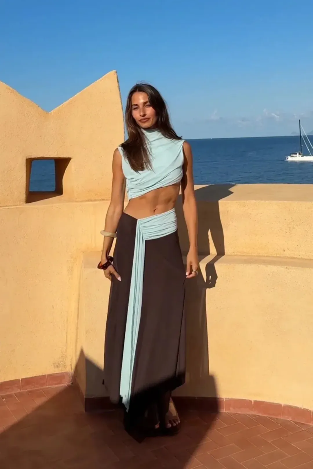 Bec and Bridge Conni Asym dress for rent on The Volte - main image