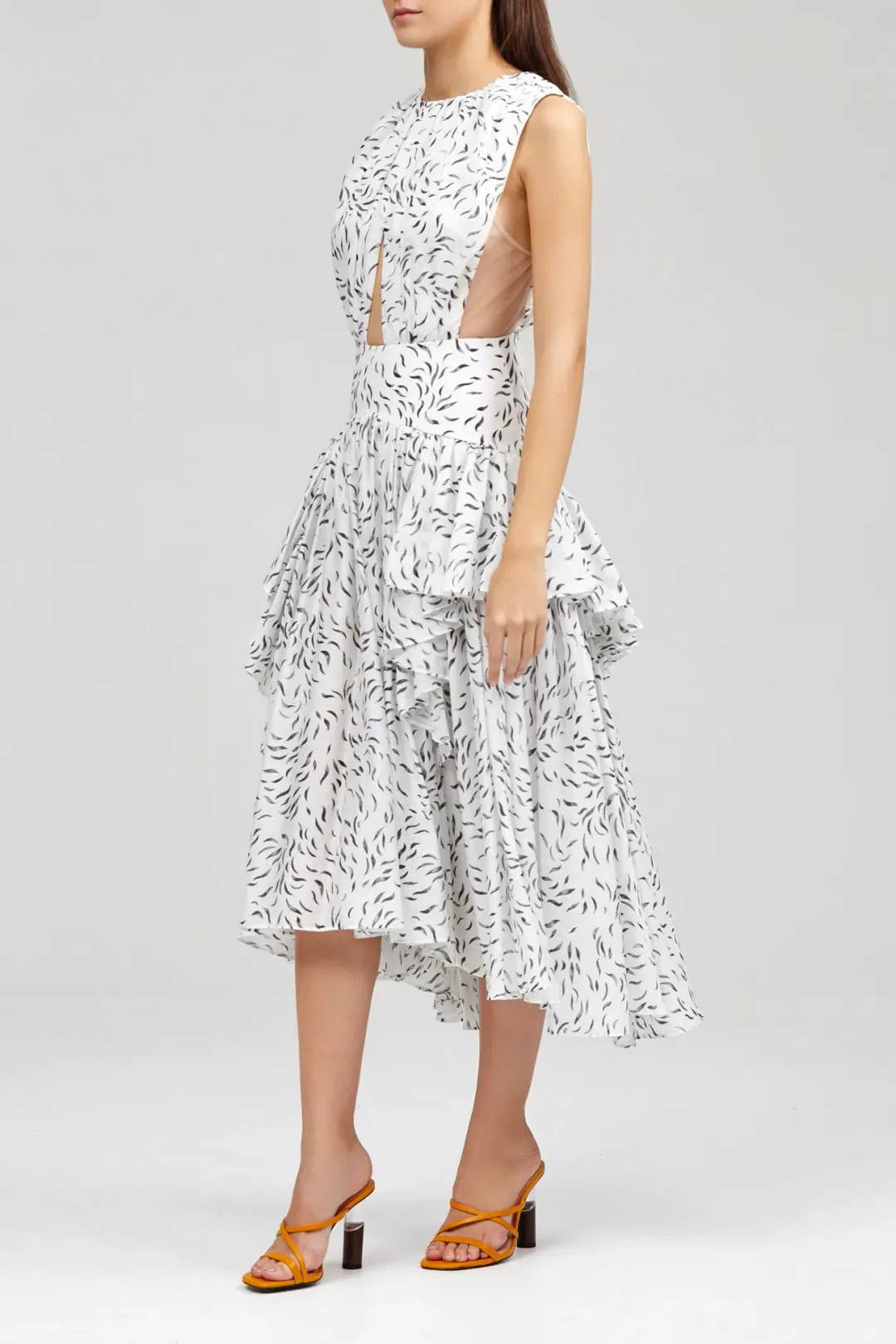 Acler Grosvenor Dress Print Size 8 for rent on The Volte - main image