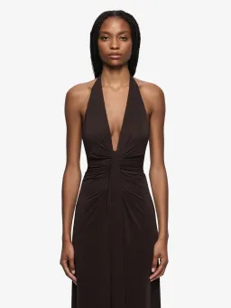 BEC & BRIDGE TILLIE DRAPE CHOC / SIZE 6 for rent on The Volte - image 4