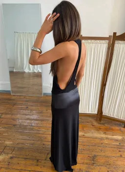 LaMarie,  SERENA DRESS BLACK, size 8, maxi  for rent on The Volte - image 3