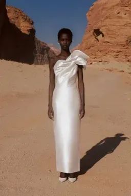 Eliya the Label Aston Maxi Gown - White - Size 12 for rent on The Volte - image 1