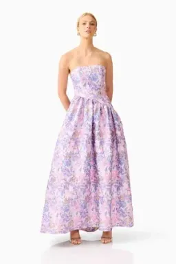 Elliatt Marlene Floral Gown - Size 12 for rent on The Volte - image 3