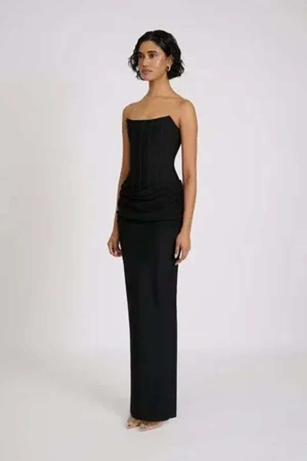 Eliya The Label Hilda Gown - Black - Size 8 for rent on The Volte - main image