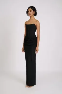 Eliya The Label Hilda Gown - Black - Size 8 for rent on The Volte - image 4