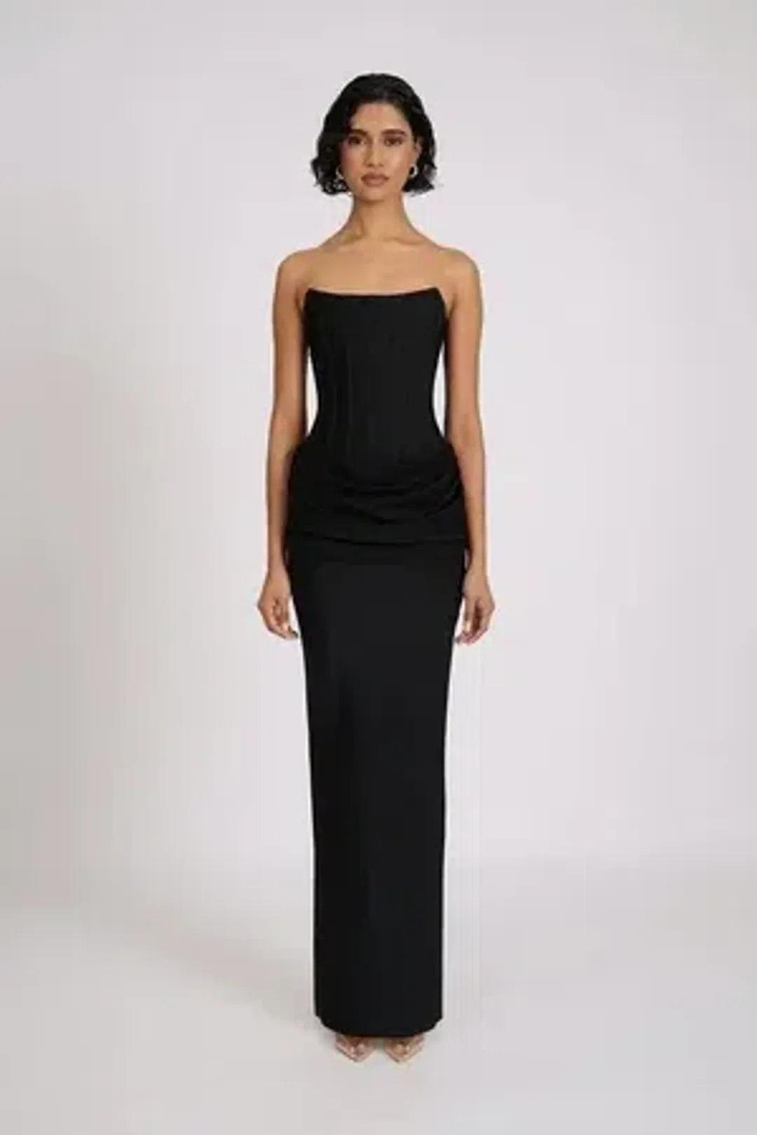 Eliya The Label Hilda Gown - Black - Size 8 for rent on The Volte - main image