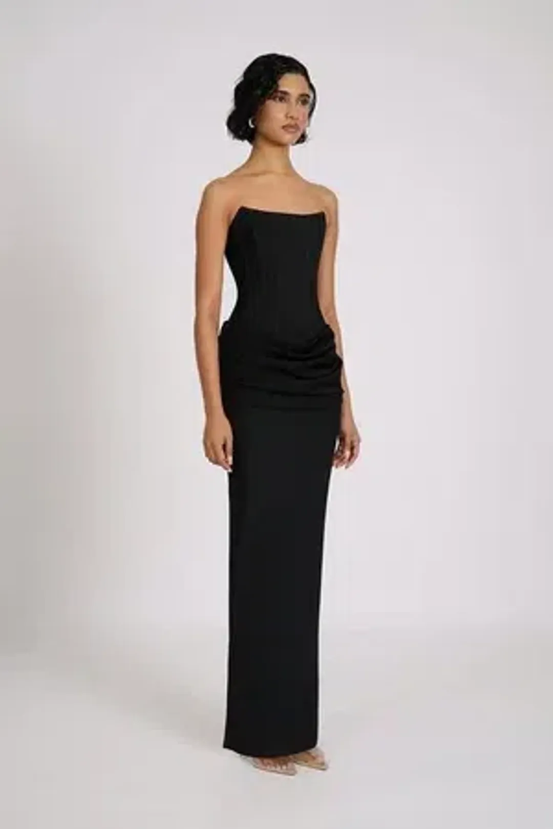 Eliya The Label Hilda Gown - Black - Size 8 for rent on The Volte - main image