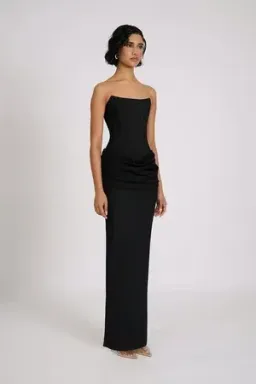 Eliya The Label Hilda Gown - Black - Size 8 for rent on The Volte - image 2
