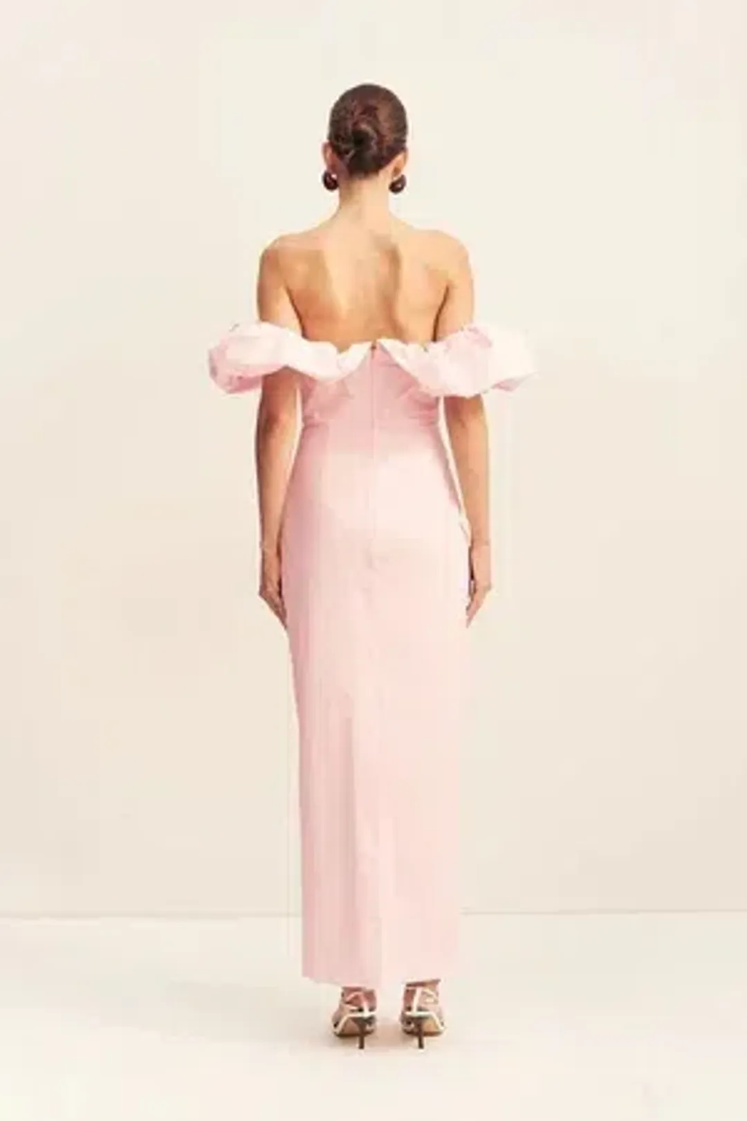 Shona Joy Campbell Off the Shoulder - Ballerina - Size 10 for rent on The Volte - main image