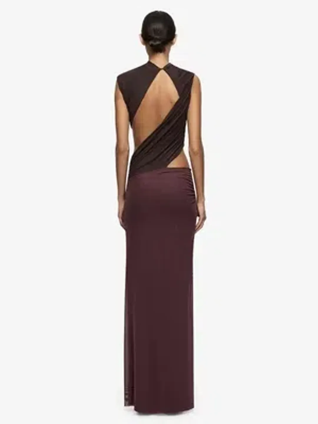 Bec+Bridge Connie Maxi - Dark Chocolate/Aubergine - Size 8 for rent on The Volte - main image