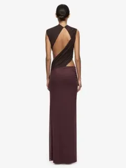 Bec+Bridge Connie Maxi - Dark Chocolate/Aubergine - Size 8 for rent on The Volte - image 5