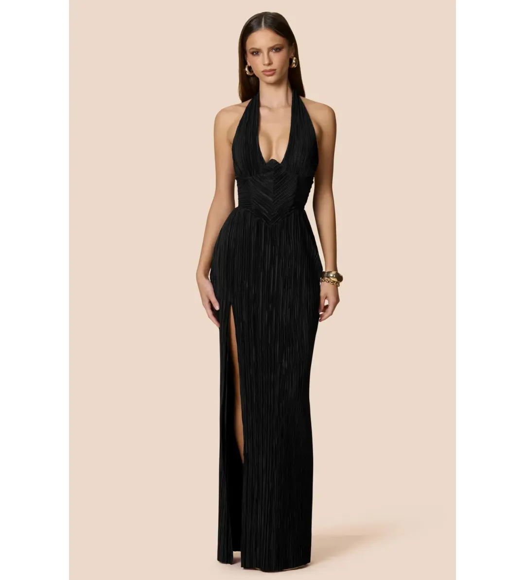 Nookie Belleza Gown in Black Size S/AU8 for rent on The Volte - main image