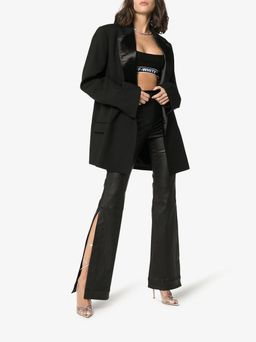 Off-White Logo Band Stretch Bra Top Black Size 8 for rent on The Volte - image 3