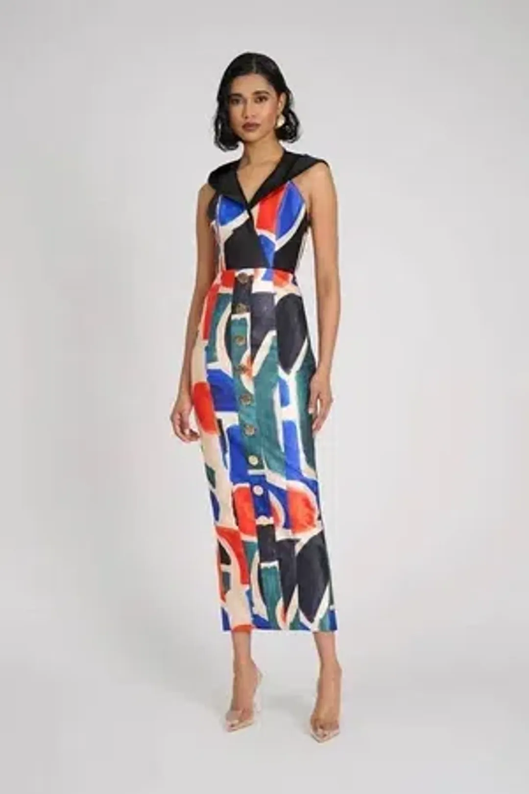 Eliya The Label - Carleen Midi Dress - Size 8 for rent on The Volte - main image
