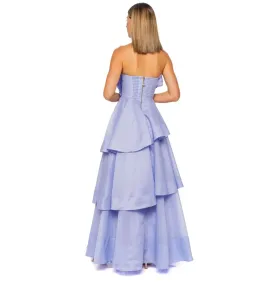 Brand new 🩵 Aje Selestia Gown - Size 12 AU - Pala Blue Maxi Dress 🩵 for rent on The Volte - image 3