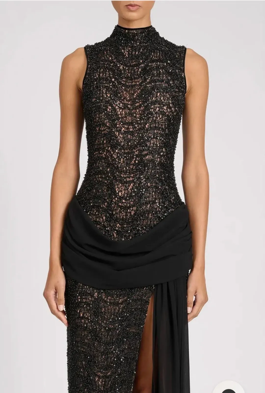 Eliya the Label Serina Dress Black for rent on The Volte - main image
