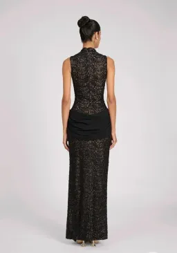 Eliya the Label Serina Dress Black for rent on The Volte - image 5