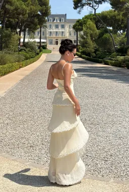 House Of CB Sorelle Embellished Tiered Maxi Dress Size XS / AU 6 for rent on The Volte - image 4