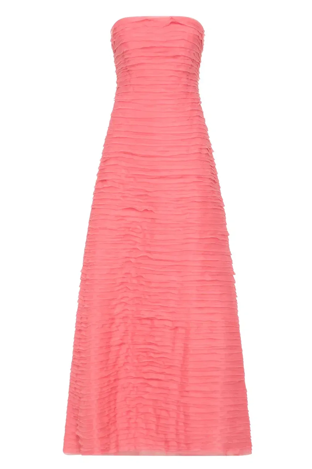 BRAND NEW 🍑 AJE Soundscape Maxi Dress – Guava Pink – Size AU 12 🍑 for rent on The Volte - main image