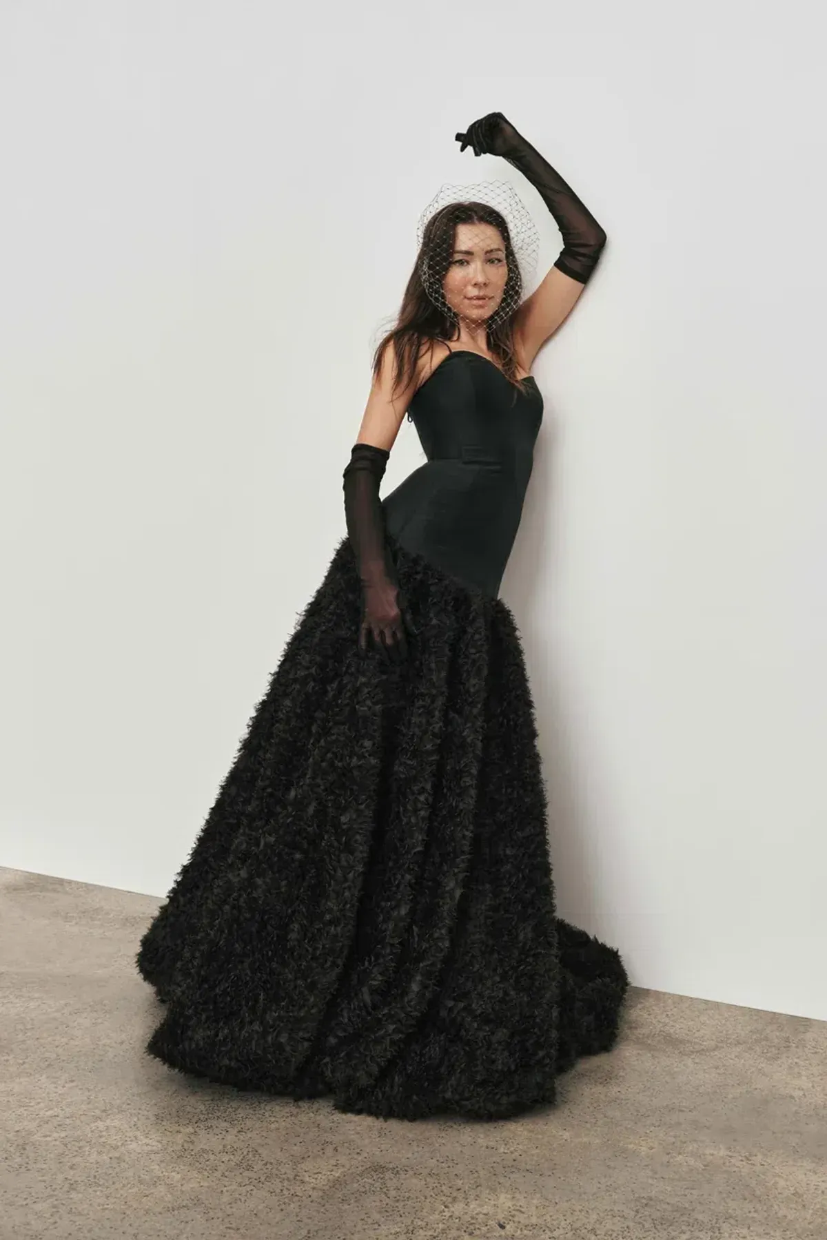 BRAND NEW 🖤 AJE Colette Maxi Dress – Black – Size AU 8 🖤 Formal Evening Gown for rent on The Volte - main image