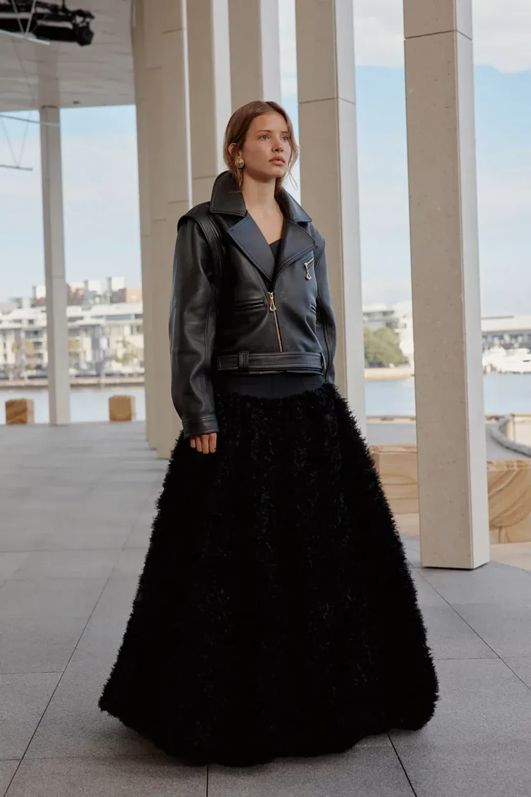 BRAND NEW 🖤 AJE Colette Maxi Dress – Black – Size AU 8 🖤 Formal Evening Gown for rent on The Volte - main image