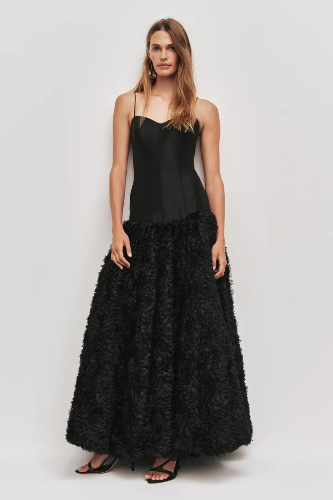 BRAND NEW 🖤 AJE Colette Maxi Dress – Black – Size AU 8 🖤 Formal Evening Gown for rent on The Volte - main image