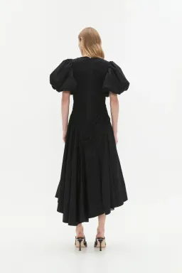 🖤 AJE Wisteria Midi Dress – Black – Size AU 6 🖤 for rent on The Volte - image 3
