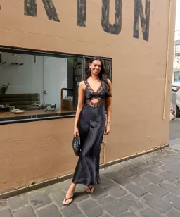 Sir Aries Black Maxi Dress  for rent on The Volte - image 1