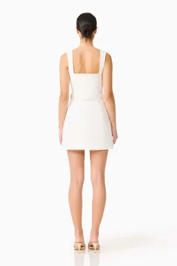 ELLIATT Nydia Tulip Mini Dress in White for rent on The Volte - image 3