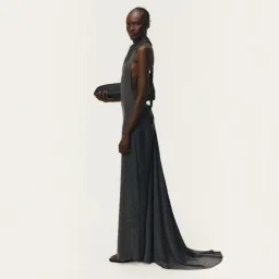 Arcina Ori Romy Dress In Chrome Size Small for rent on The Volte - image 4