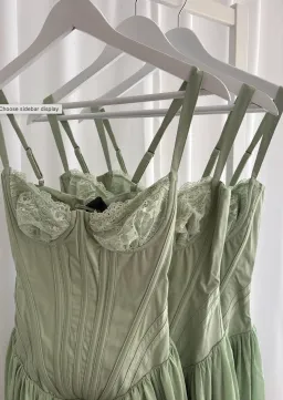 Fenity Elena Gown in Mint size M (fits an 8)  for rent on The Volte - image 2