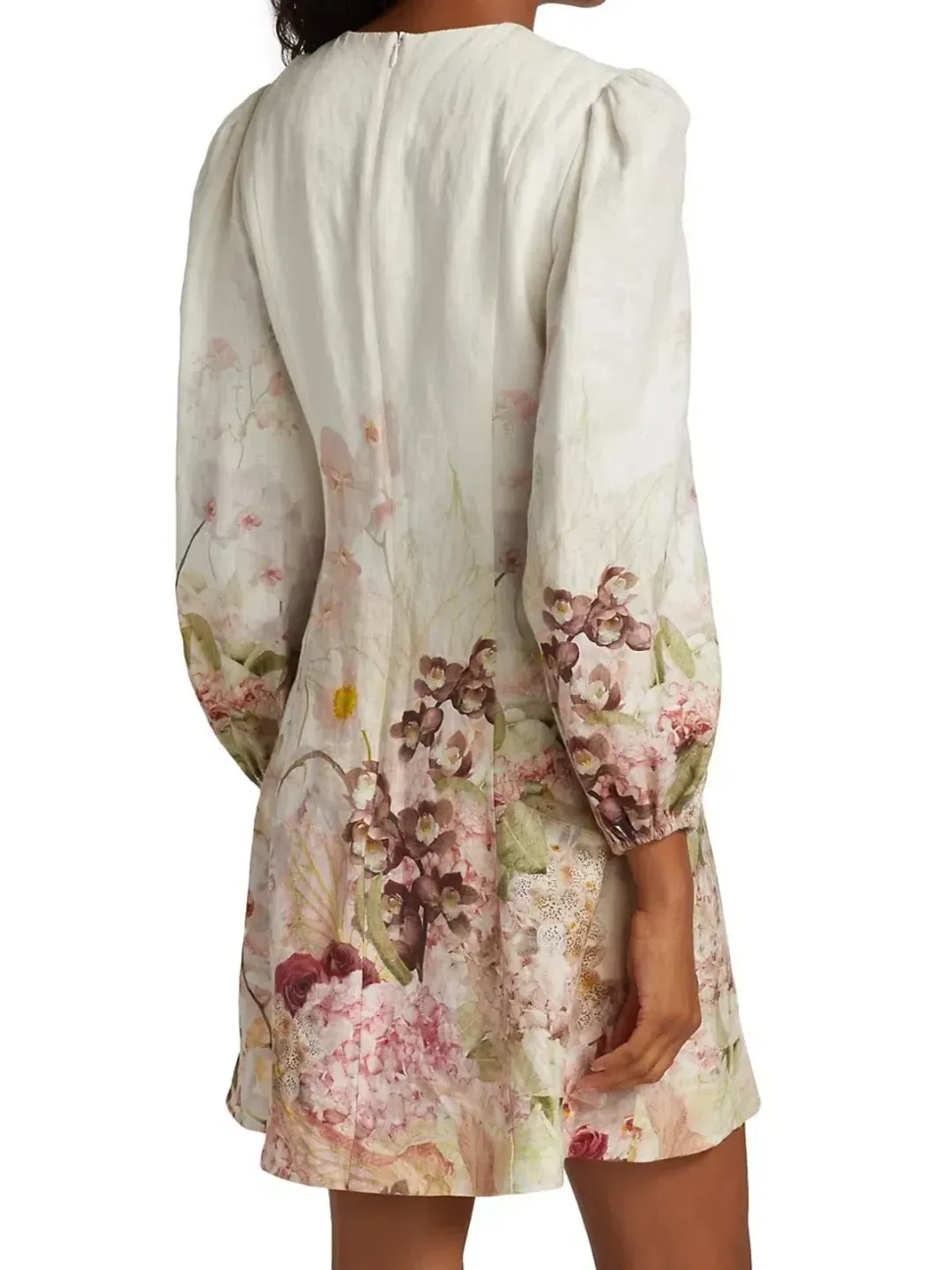 Zimmermann Dancer Hummingbird Mini Dress in Print Size 2 / AU 12 for rent on The Volte - main image