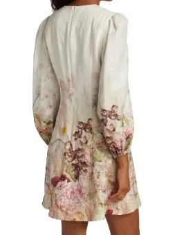 Zimmermann Dancer Hummingbird Mini Dress in Print Size 2 / AU 12 for rent on The Volte - image 3