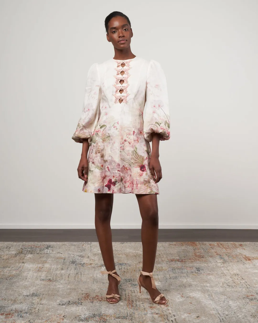 Zimmermann Dancer Hummingbird Mini Dress in Print Size 2 / AU 12 for rent on The Volte - main image